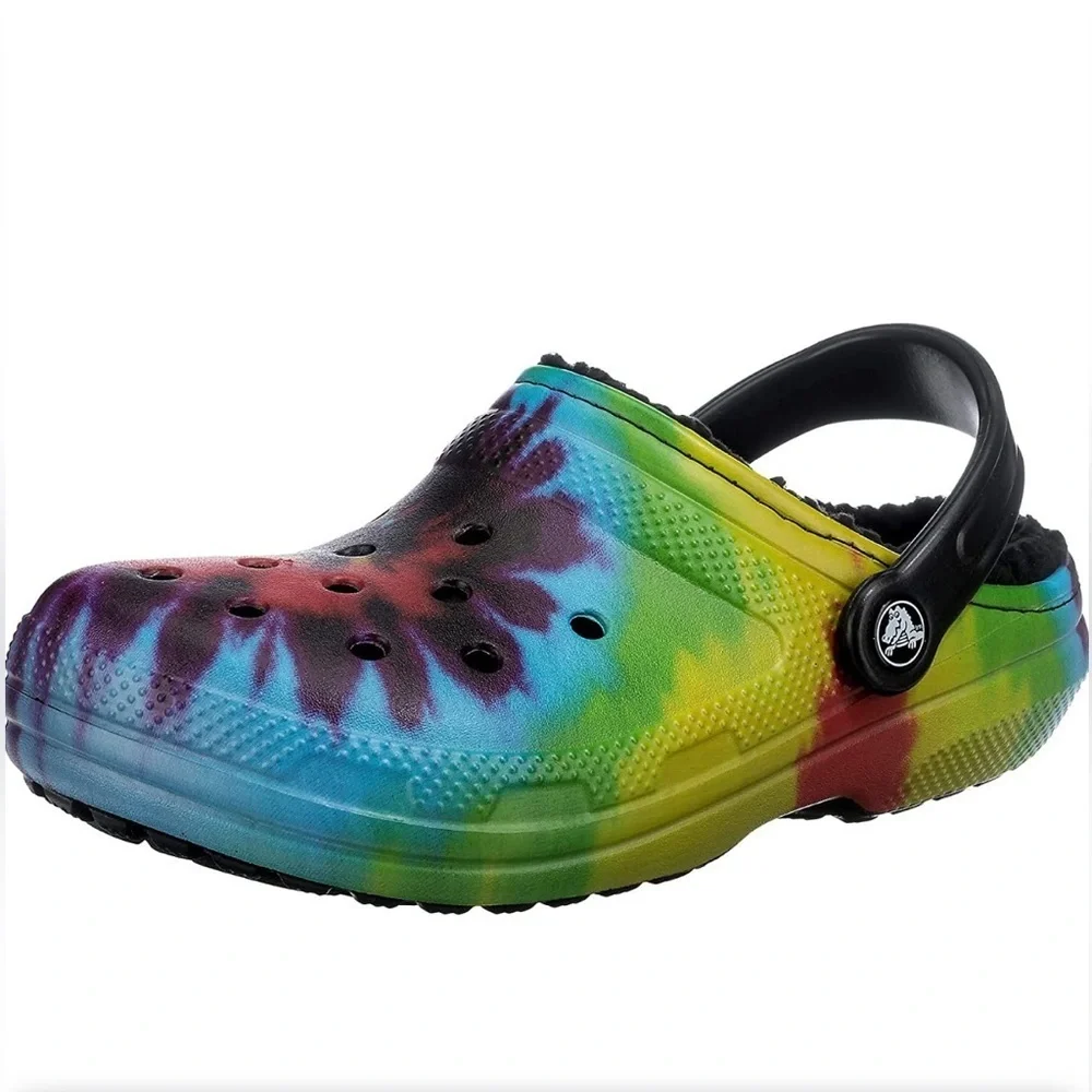 CROCS - UNISEX - NWT - CLASSIC LINED TIE-DYE - Picture 2 of 8